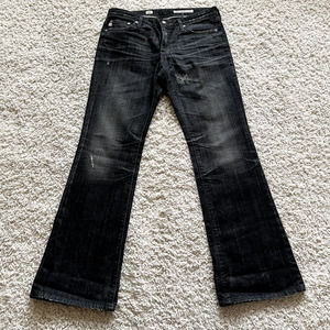 AG Adriano Goldschmied Jeans Womens 32R Stretch The Angel Bootcut Black